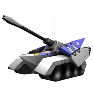 The Landmaster, rendered in 3D from its original 64 pose, but with the Super Smash Bros Brawl appearance.