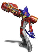 Falco Lombardi with the Homing Launcher