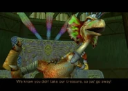 The Chief LightFoot in his chair.