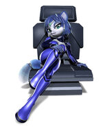 Krystal, Star Fox Team's Telepath.