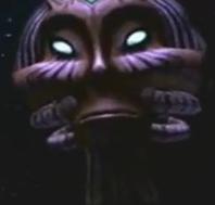 The statue that became the Mighty Krazoa God.