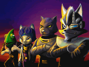 Panther is celebrated as a saviour of the Lylat System with Star Wolf, except Krystal.