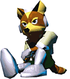 Fox sitting down. Taken from the official Japanese site.