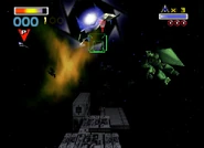 SF64 SectorY Shogun.png (148 KB) Triangle Fighters are prominent through the battle of Sector Y.