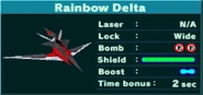 The Rainbow Delta's specifications in the Pilot Gallery.