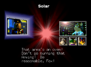 El intro de la misión de Solar