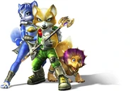 Star Fox Adventures promotional artwork.