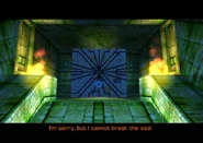 The Portal Door behind the Queen EarthWalker.