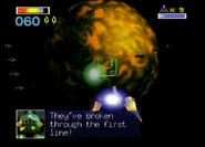 SF64 Area6 1st Line.png (142 KB) Venom Fighters spotted at Area 6 in Star Fox 64.