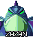 Zazan's mugshot from Star Fox Command.