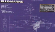 Blue-Marine Blueprints and dimension chart.