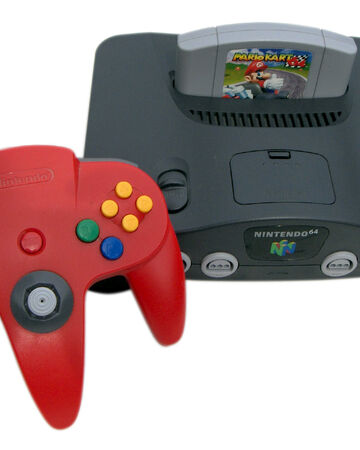 red nintendo 64 controller