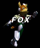 Fox running.