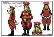 General Pepper, Commander in chief of the Cornerian military.