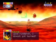 Lava Bombs appearing just after saving Falco from Gores.