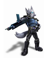 Wolf O'Donnell, Star Wolf Team's leader.