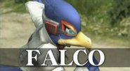 Falco's sudden appearance in the Subspace Emissary.