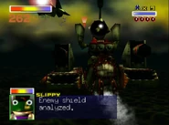 Slippy scans and uploads the boss shields.