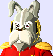 Peppy's military sprite from Star Fox Command