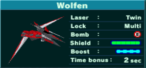 Wolfen, an ultra performance all-range fighter.