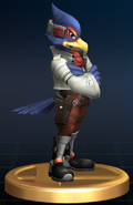 Falco's regular Brawl trophy.