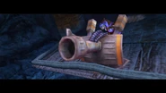 A SharpClaw Cannon in use at DarkIce Mines.