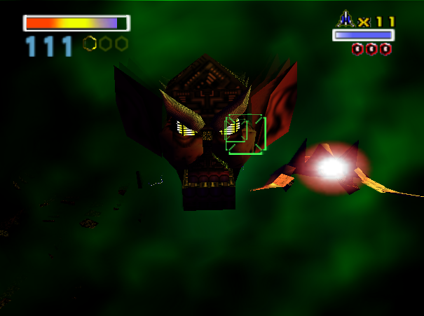 Star Fox 64 3D Aquas and Andross fight are upside down · Issue