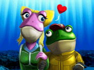 Slippy's newfound love causes him to withdraw from Star Fox.