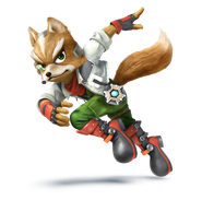 Fox's design for Super Smash Bros. for Wii U and Nintendo 3DS.