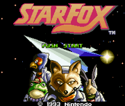 Star Fox (1993) title screen