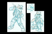 Fox McCloud conceptual art.