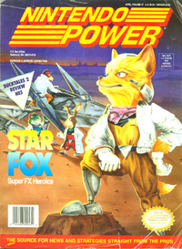 The Star Fox edition of Nintendo Power.