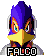 Falco's mugshot from Star Fox Command.