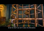 Gradabug in his cage.