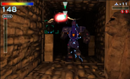 Golemech's Skeleton exposed in Star Fox 64 3D