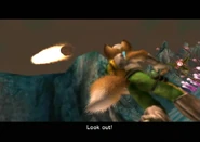 A Meteorite falls into Moon Mountain Pass.