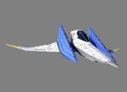 Another side on view of the Arwing.