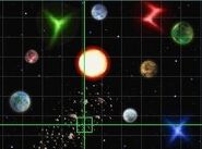 Star Fox Command Pre-Release Lylat Map Sector X and Z with miss colored Sector X & Z