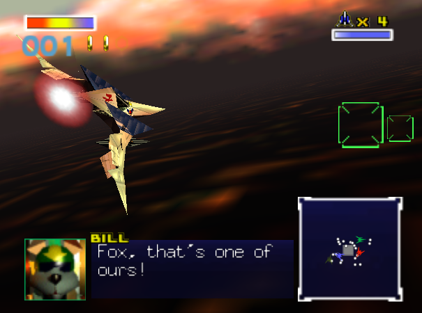 Star Fox 64, Arwingpedia