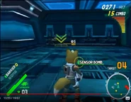 Fox carrying a Sensor Bomb