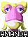 Amanda's mugshot from Star Fox Command.