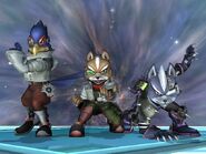 The Brawl playable Star Fox characters.