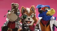 The Jim Henson puppets made and used for the E3 Star Fox Zero trailer.