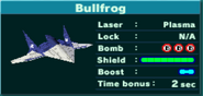 The Bullfrog's specifications in the Pilot gallery.
