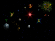 Venom on the Lylat Map (Star Fox 64).