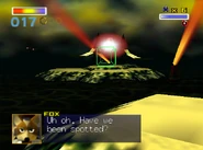 If the radar buoys detect Fox they will flash red and sound a continuing alarm.