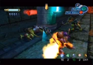 Fox got into Tricky's flame