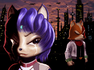 Fox forces Krystal out of the team, deliberately to keep her safe from the dangers of the mercenaries lifestyle.