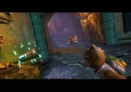 Krystal's compact Staff after Fox gets out of his prison cell in CloudRunner Fortress.