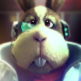 Peppy Hare as he appears in the communications channel in Star Fox Zero.